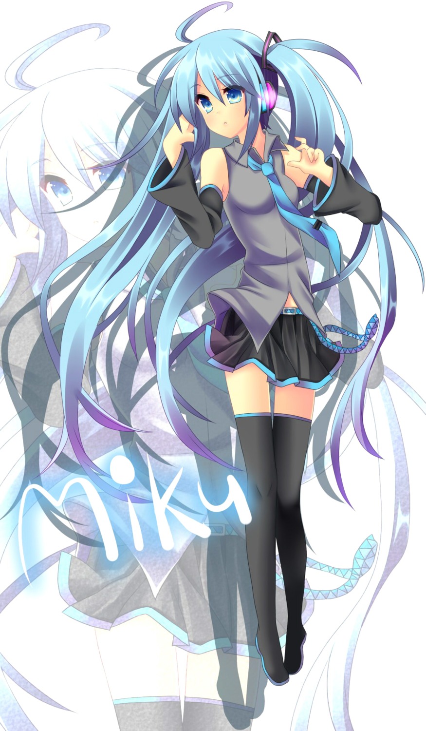 chinami hatsune_miku thighhighs vocaloid