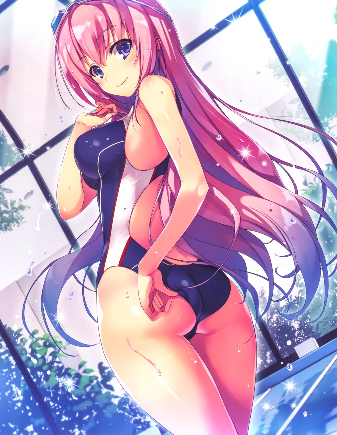 ass ichinose_honami swimsuits tomose_shunsaku wet youkoso_jitsuryoku_shijou_shugi_no_kyoushitsu_e