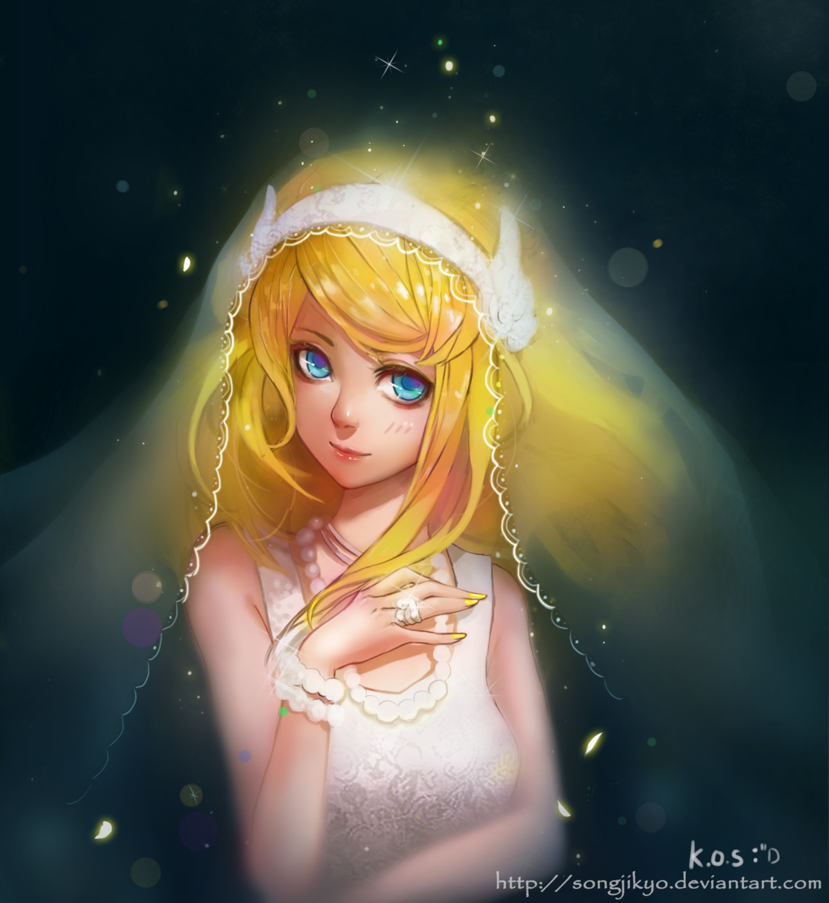 dress league_of_legends luxanna_crownguard official_watermark songjikyo wedding_dress