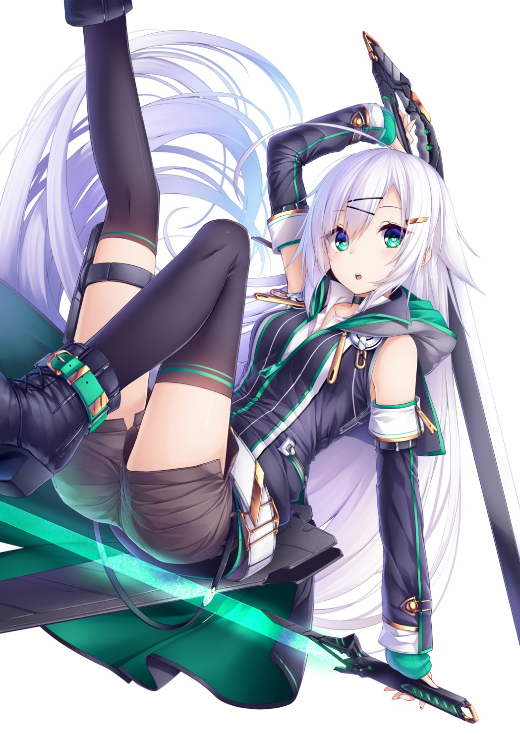 chabaneko heels sword thighhighs