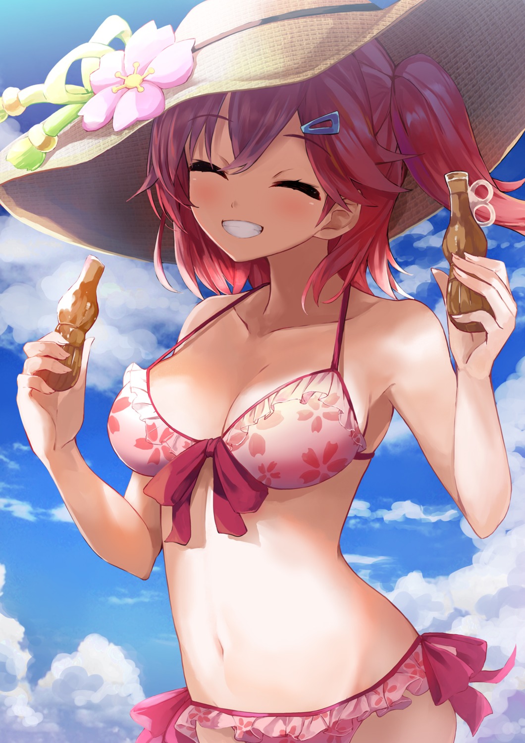 bikini hololive konkito sakura_miko swimsuits