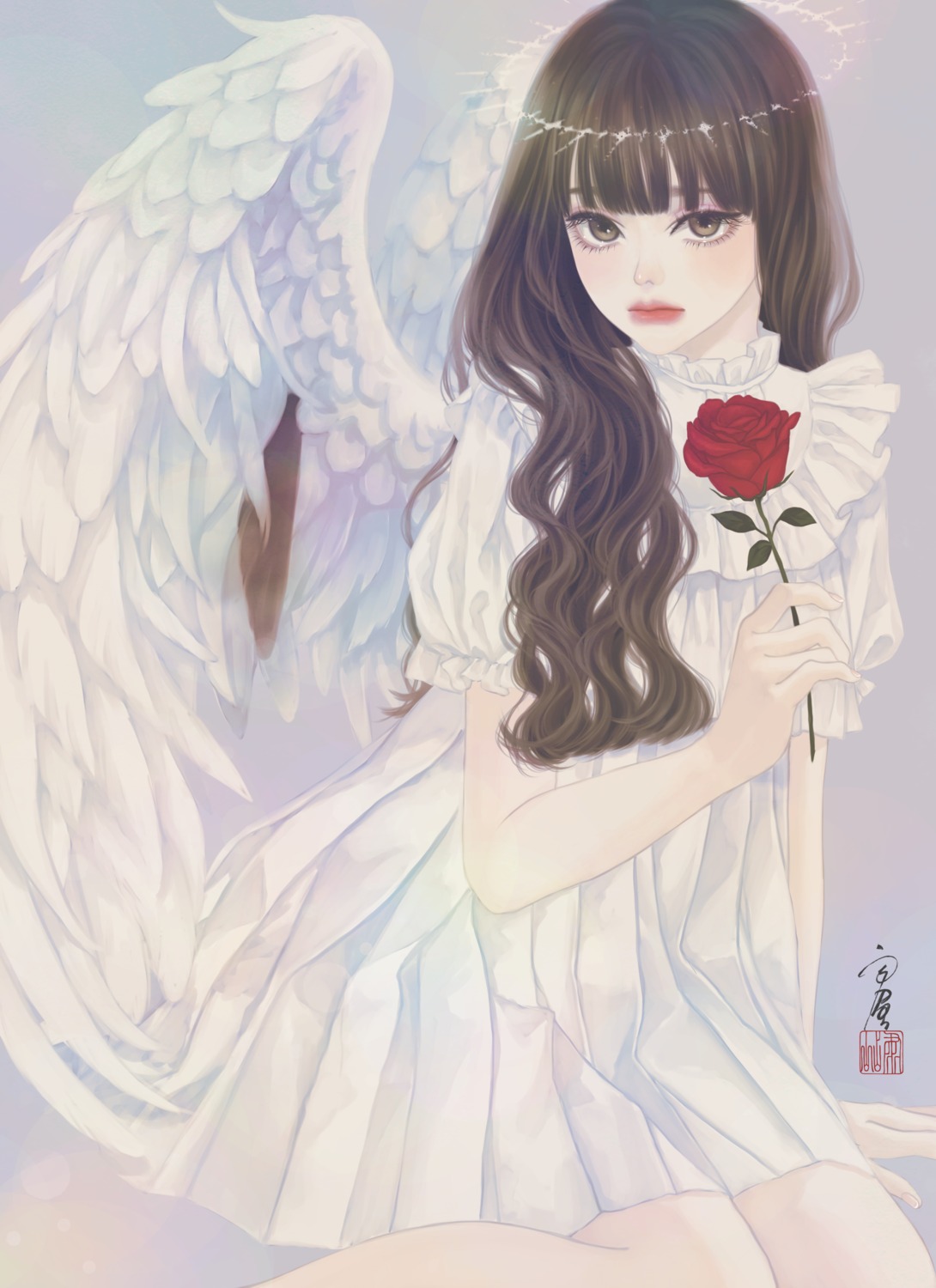 angel dress ushiyama_ame wings
