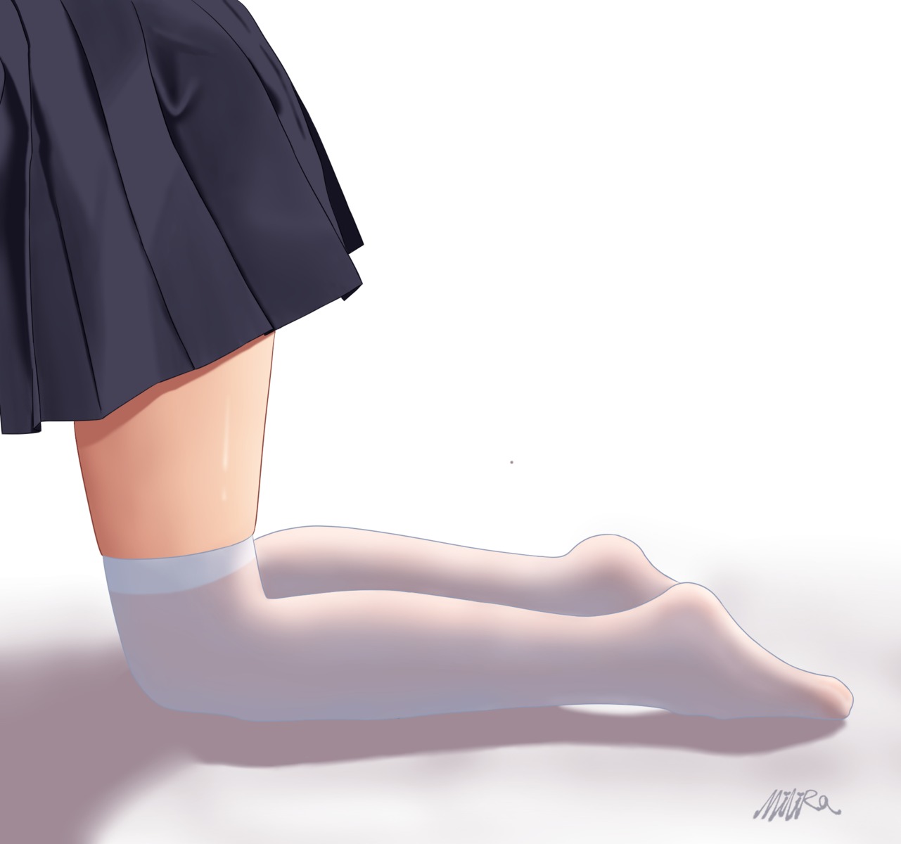 milira seifuku thighhighs