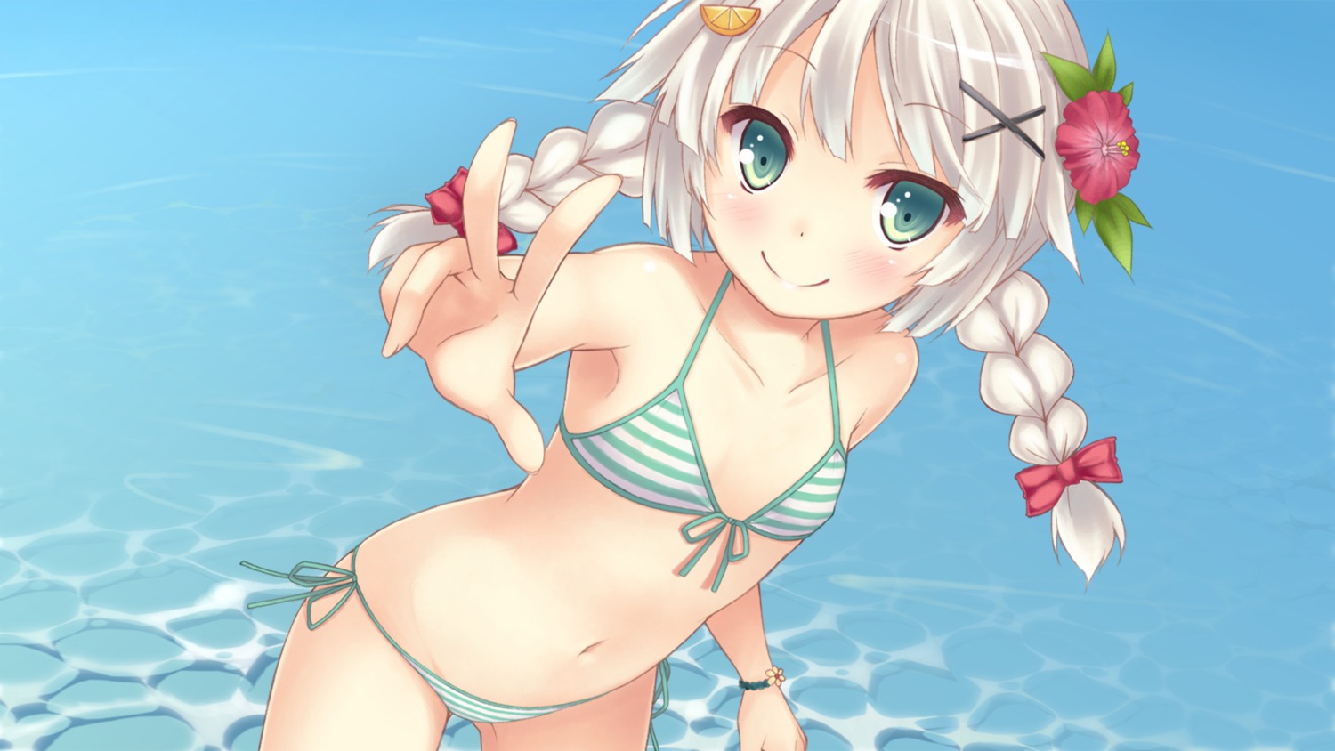 bikini ryo_(botsugo) swimsuits wallpaper