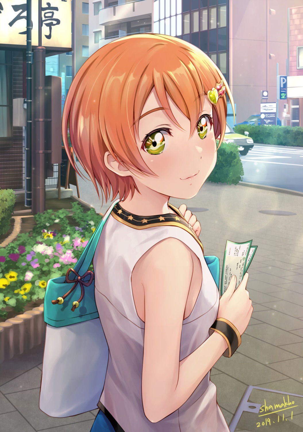 hoshizora_rin love_live! shamakho