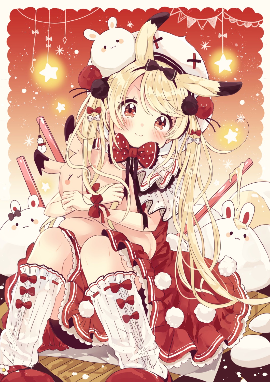 animal_ears bunny_ears dress sakura_oriko