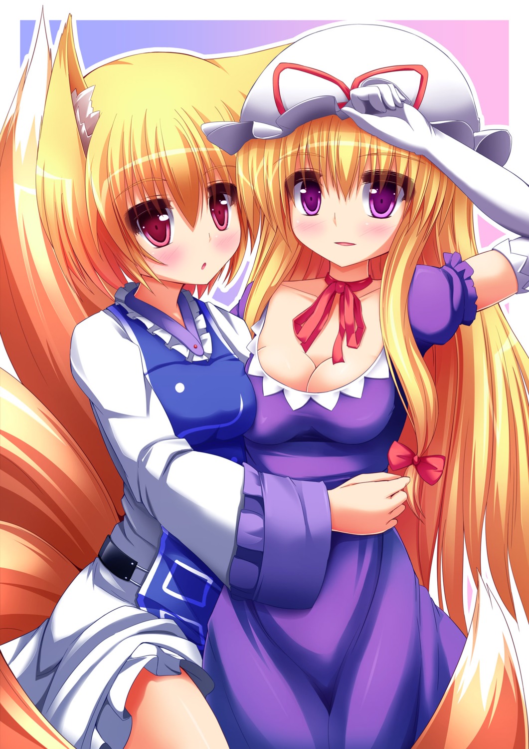 animal_ears liya tail touhou yakumo_ran yakumo_yukari