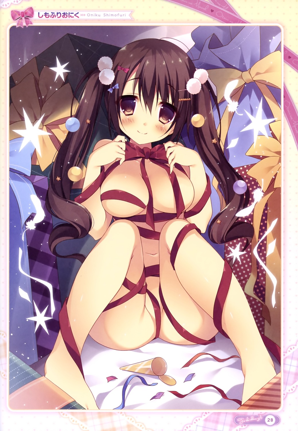 naked_ribbon shimofuri_oniku