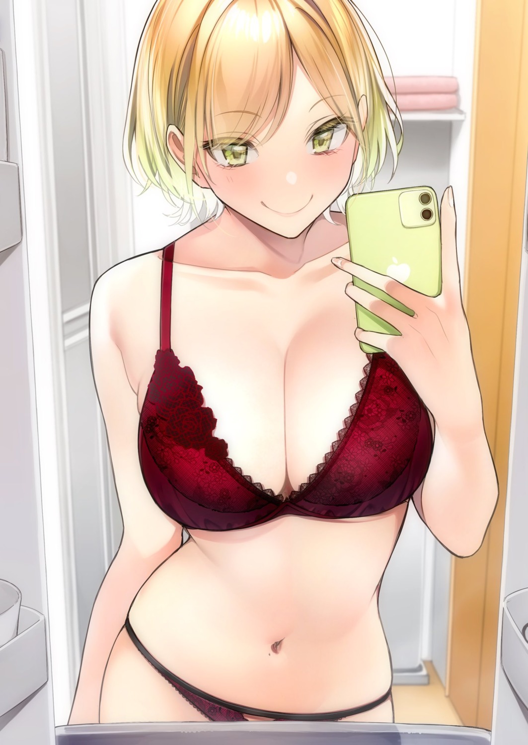 bra lingerie pantsu rinku_(rin9) selfie