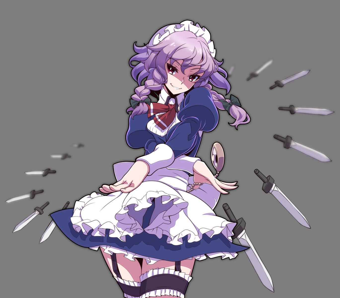 date_naoto izayoi_sakuya touhou transparent_png