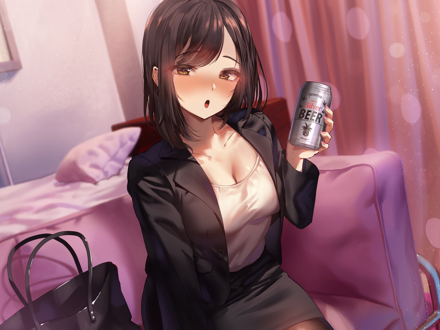 business_suit cleavage shuru_y