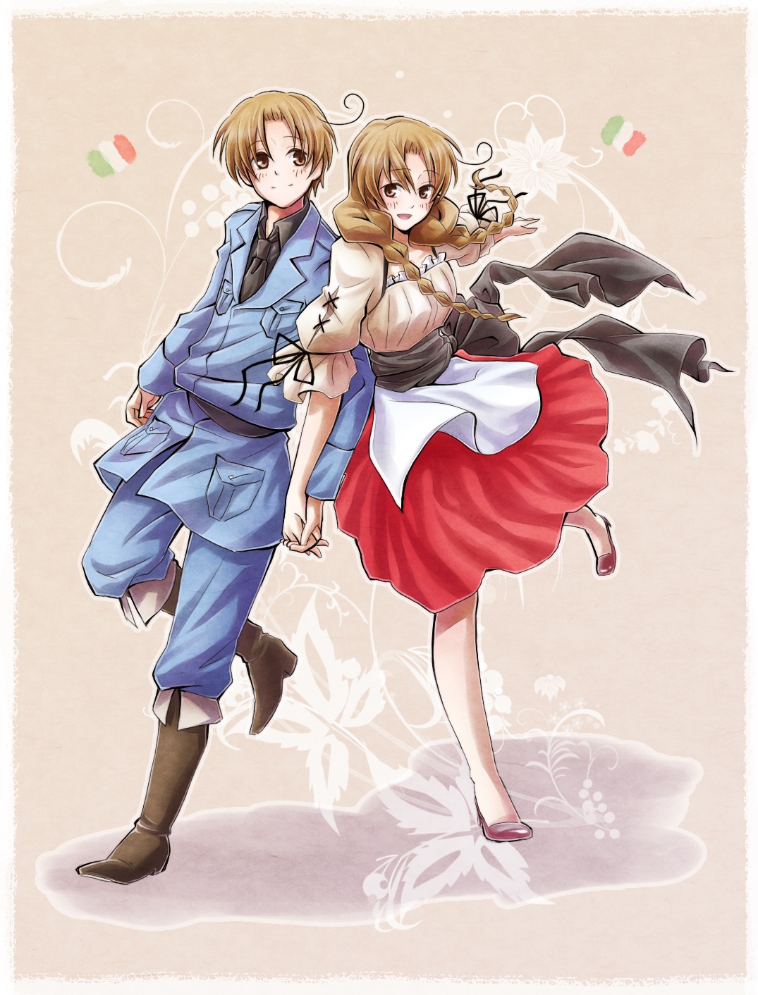 genderswap hetalia_axis_powers nanoka north_italy