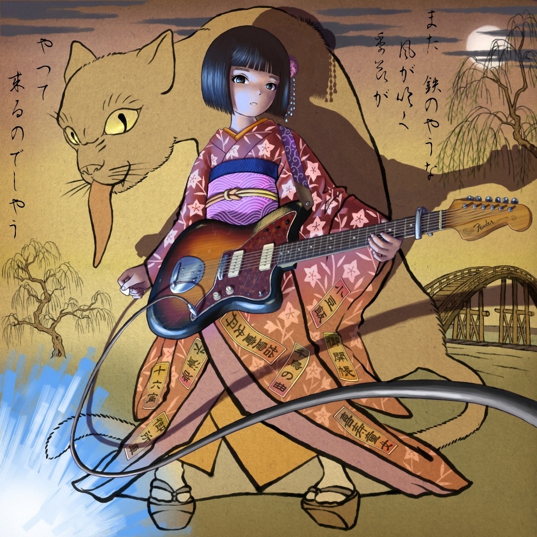 guitar kimono neko skyape