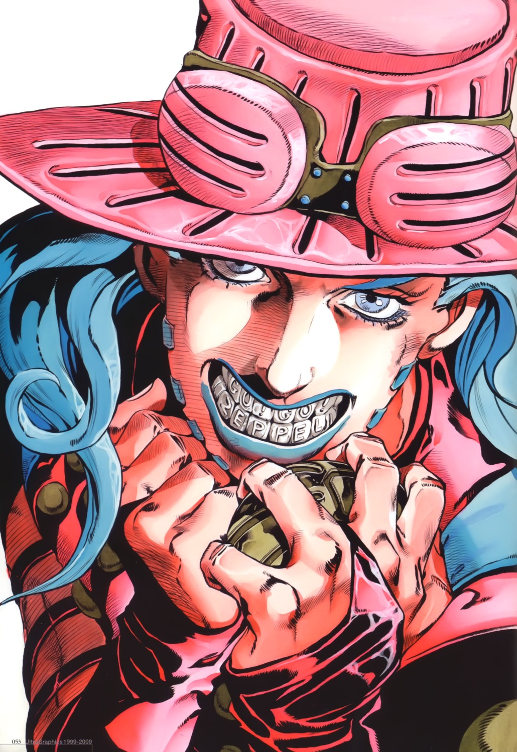 araki_hirohiko gyro_zeppeli jojo's_bizarre_adventure male