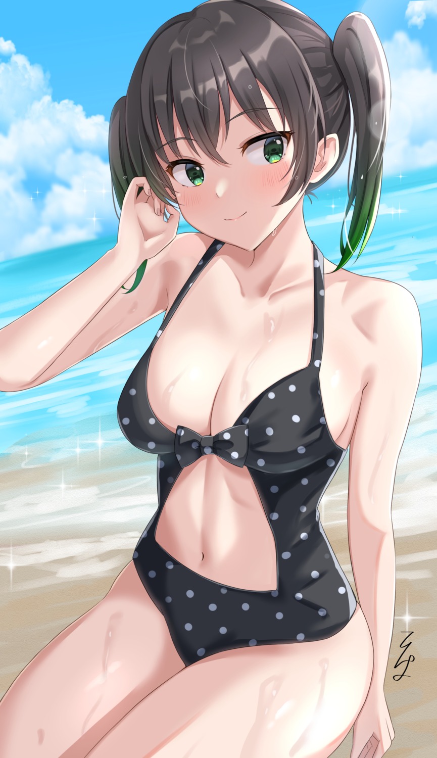 love_live!_nijigasaki_high_school_idol_club swimsuits takasaki_yuu tenpa_(tenpa2190) wet