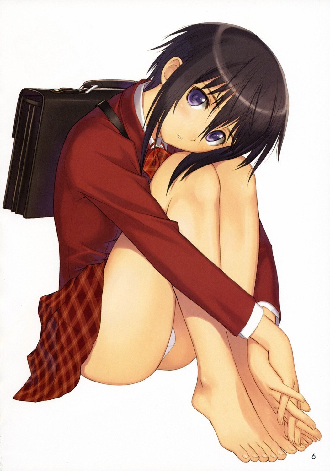 bamboo_blade feet kawazoe_tamaki pantsu seifuku tony_taka