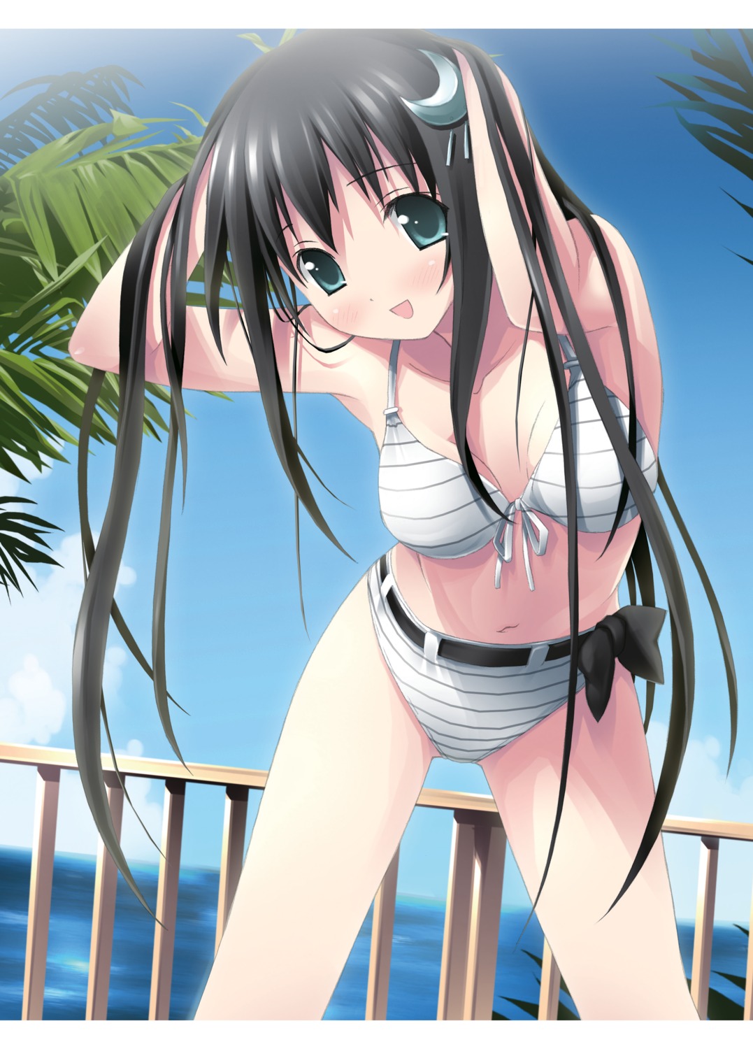 amesarasa bikini chiyokawa_rin cuffs digital_version kantoku swimsuits