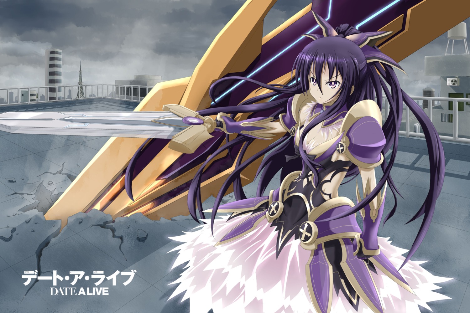 armor asakurashinji date_a_live sword yatogami_tooka