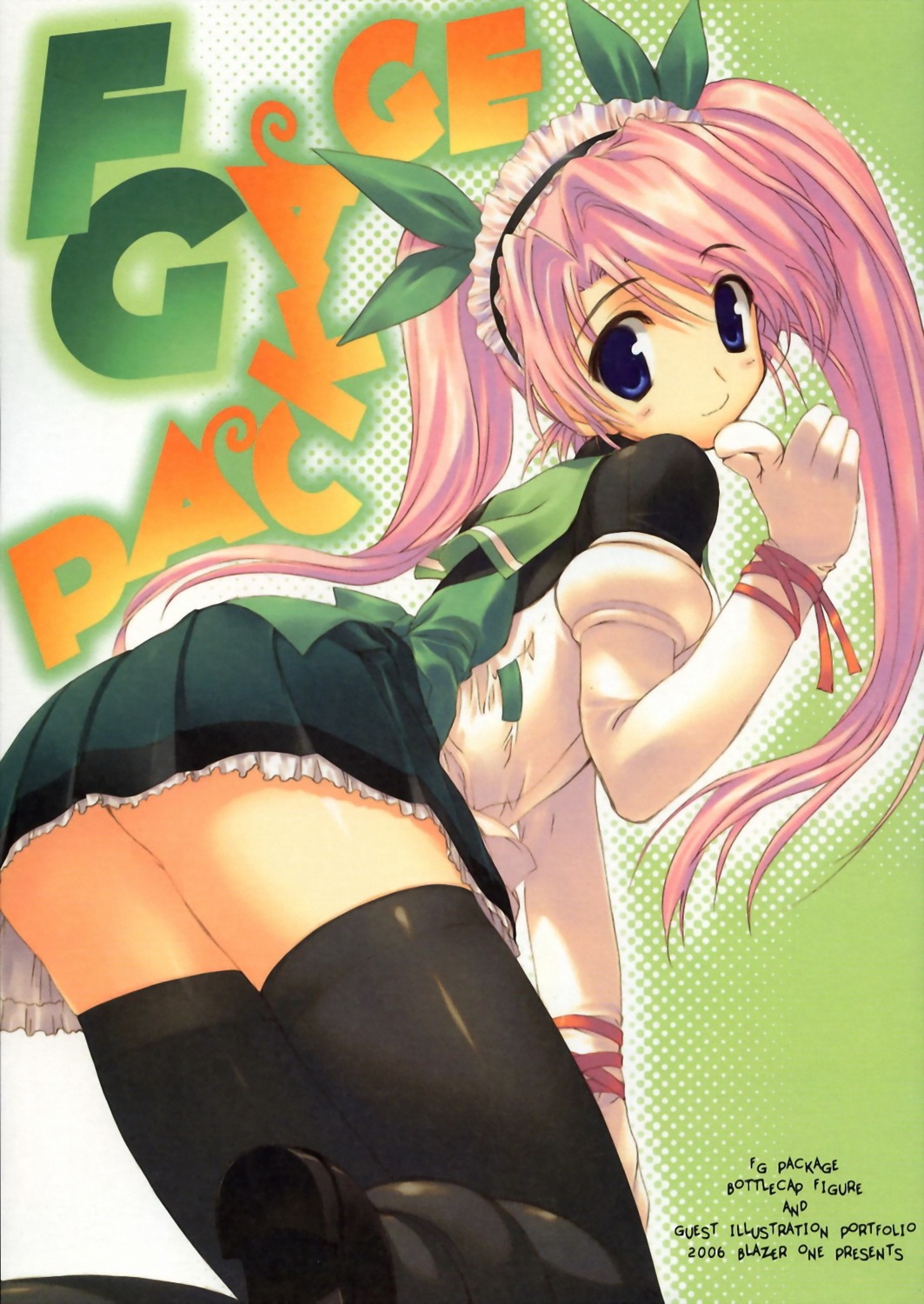 amaduyu_tatsuki ass blazer_one maid nopan thighhighs