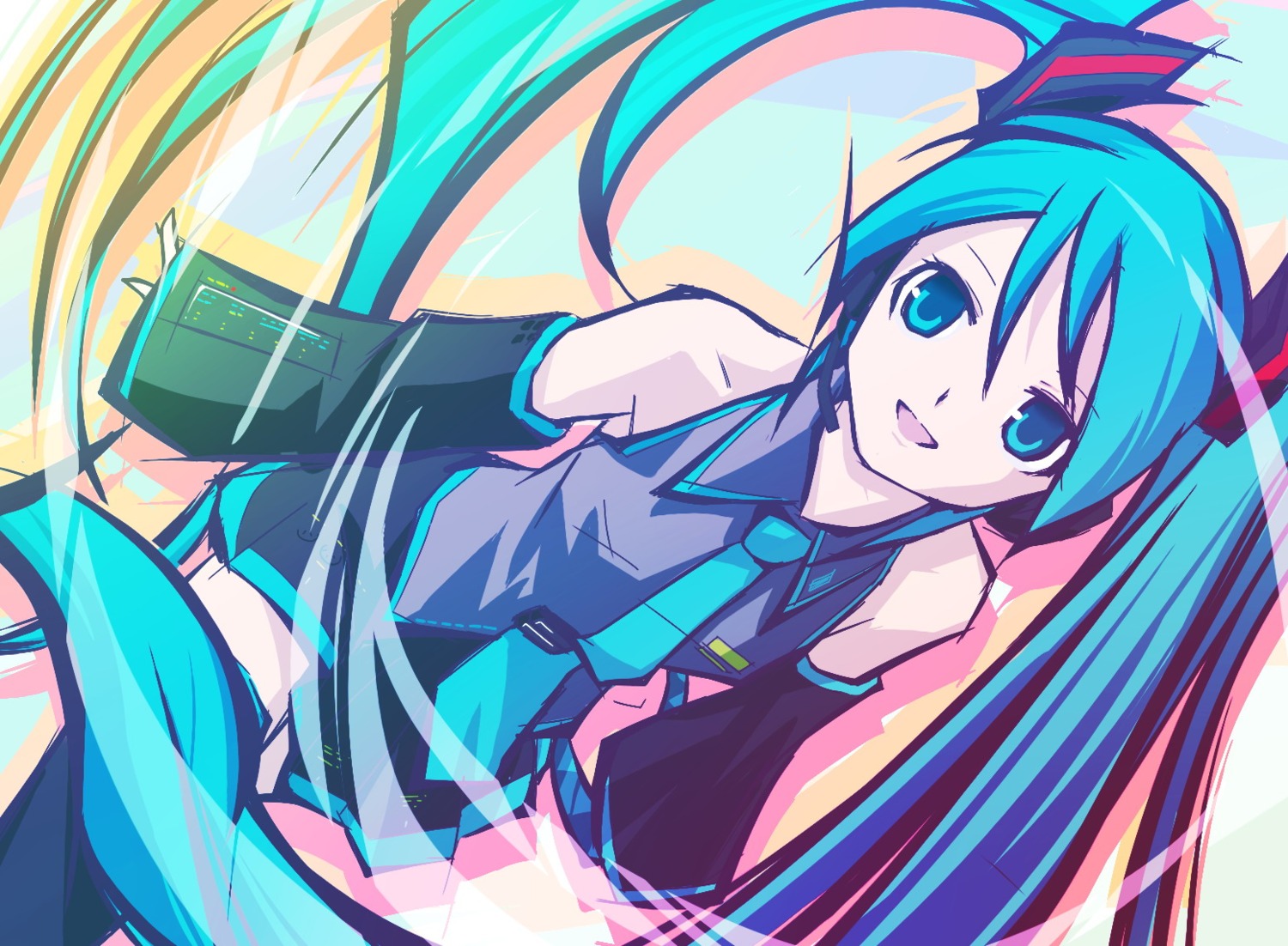 haiiro hatsune_miku vocaloid