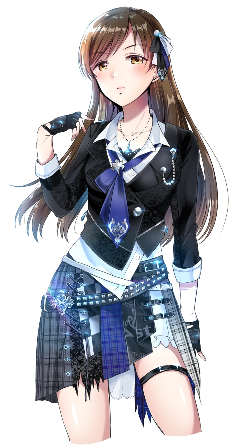 garter gen_(enji) nitta_minami seifuku the_idolm@ster the_idolm@ster_cinderella_girls