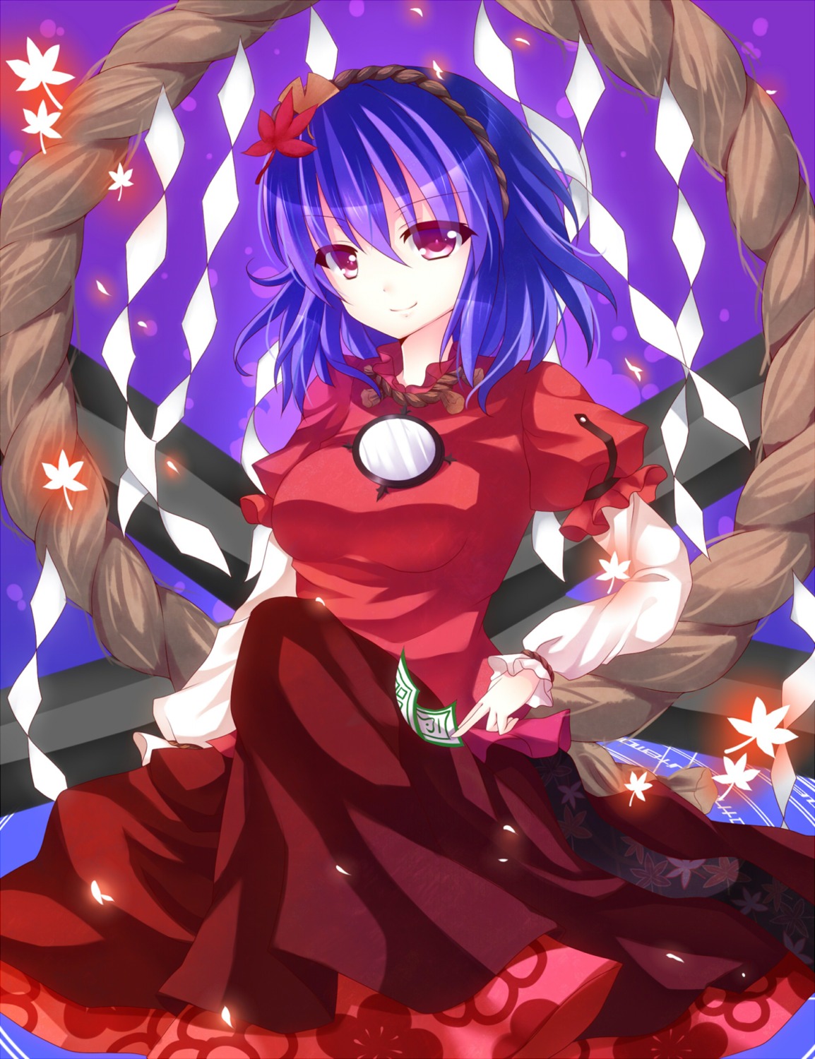 ikeda_hazuki touhou yasaka_kanako