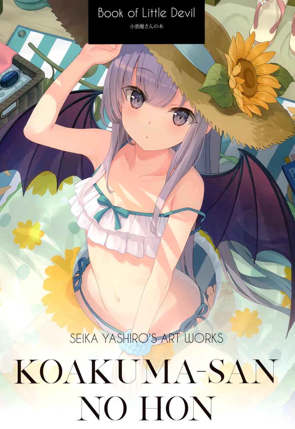 bikini cleavage crown swimsuits wings yashiro_seika