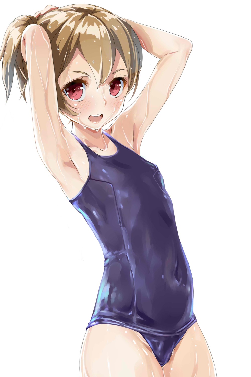 kntrs_(knyrs) loli school_swimsuit silica swimsuits sword_art_online wet