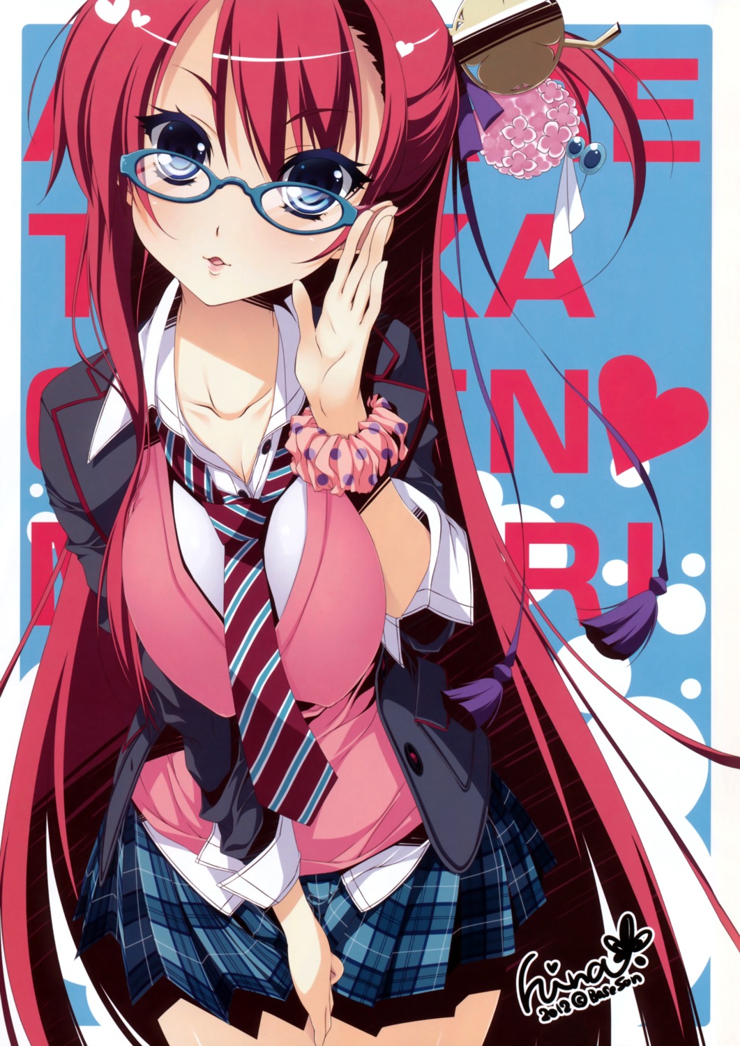 appare!_tenka_gomen katagiri_hinata megane seifuku tokugawa_yoshine