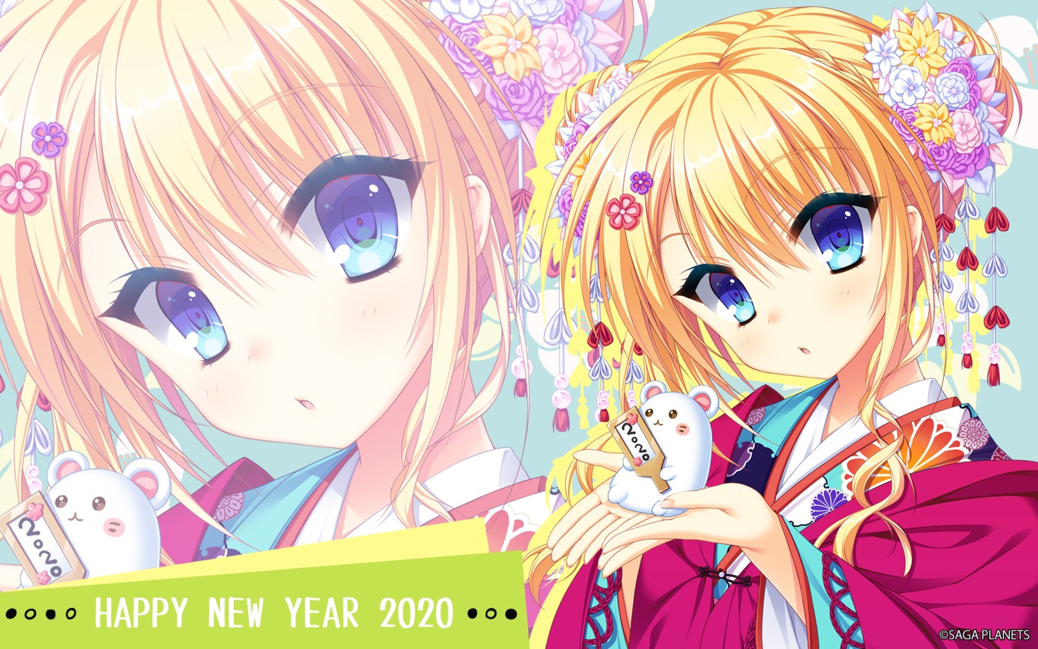 kimono kin'iro_loveriche kin'iro_loveriche_-golden_time- kisaki_reina saga_planets toranosuke wallpaper