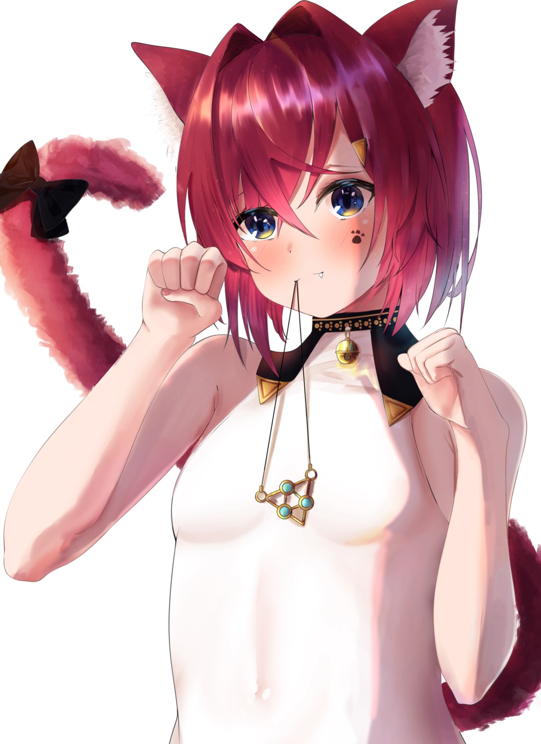 ange_katrina animal_ears nekomimi nijisanji rito_(ritoxiaying) tail