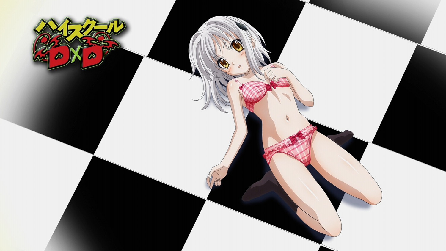 bra highschool_dxd jpeg_artifacts pantsu toujou_koneko wallpaper