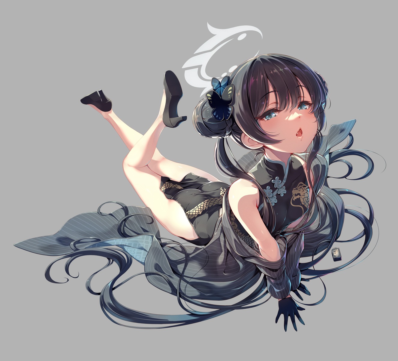 ass blue_archive chinadress halo heels loli ryuuge_kisaki tel-o transparent_png