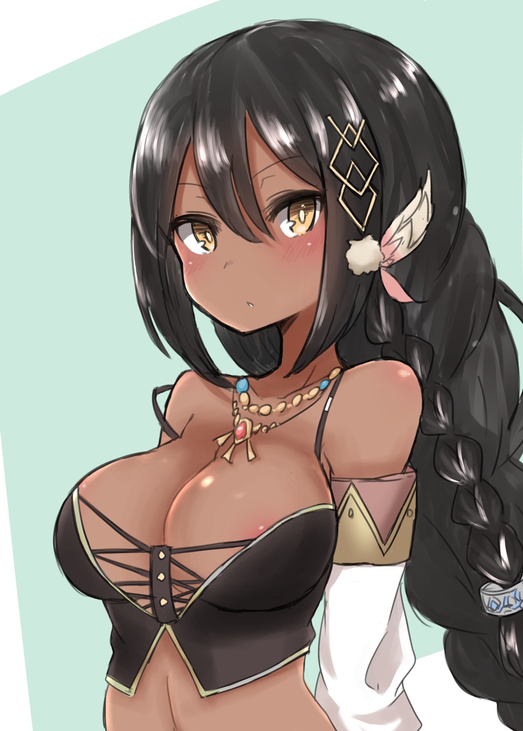 areola azur_lane malice_stella no_bra south_dakota_(azur_lane)