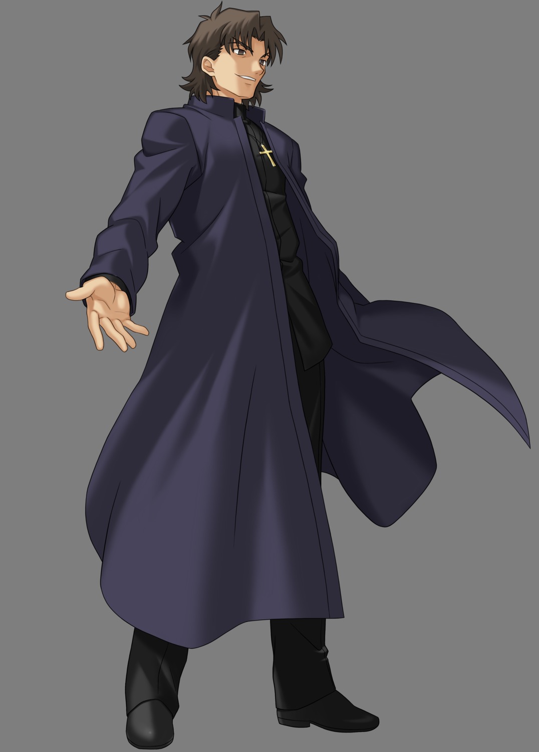 fate/stay_night fate/unlimited_codes kotomine_kirei male transparent_png type-moon