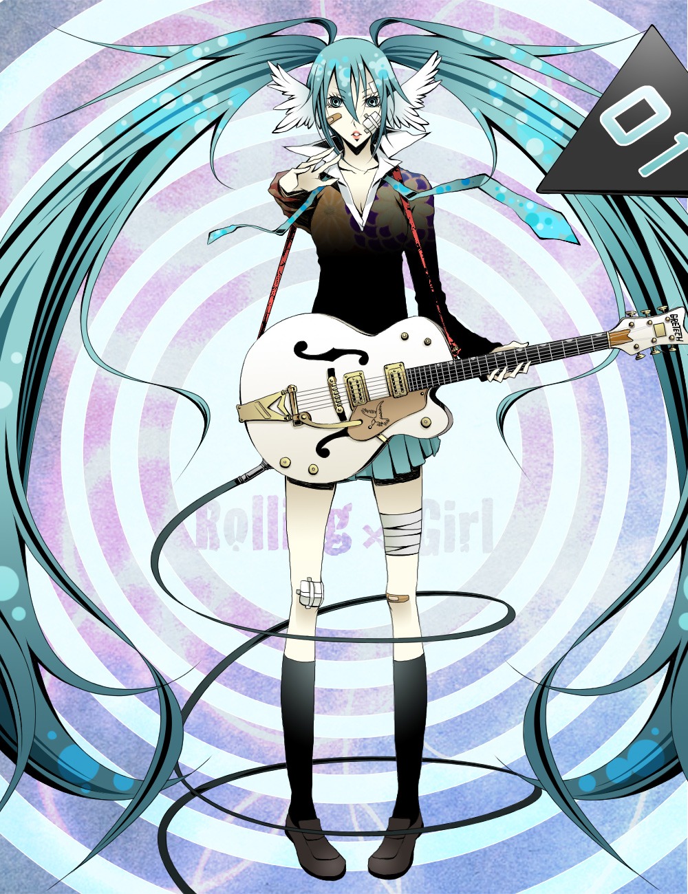 cdl guitar hatsune_miku vocaloid