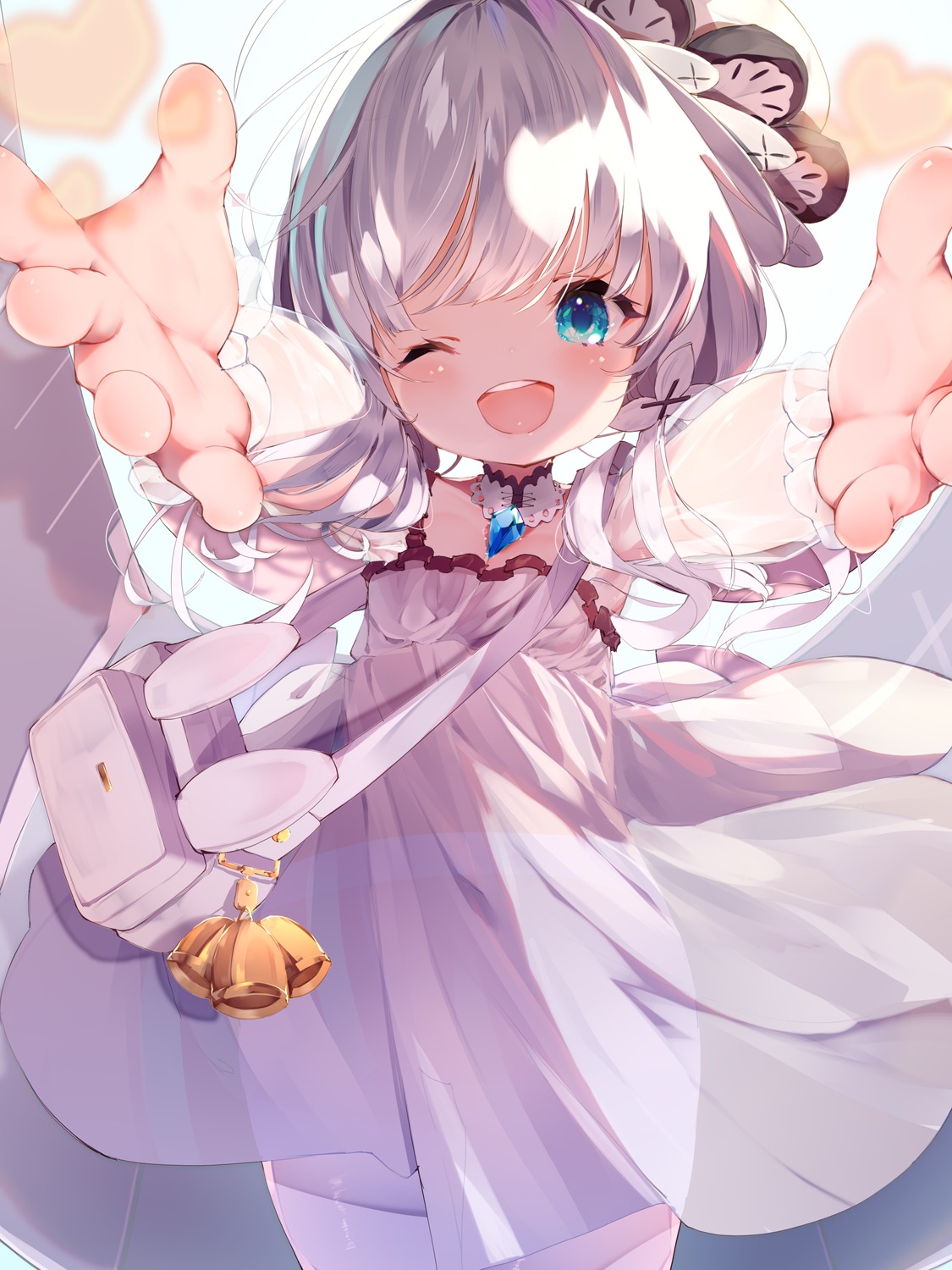 azur_lane dress illustrious_(azur_lane) little_illustrious_(azur_lane) loli see_through semimarusemi skirt_lift