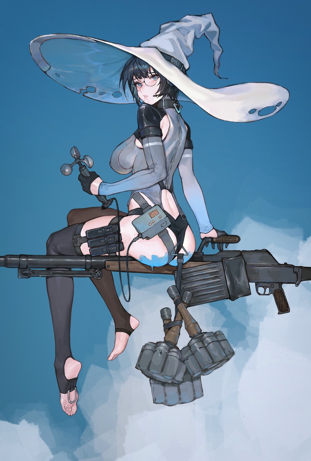 ass garter megane pantsu stockings thighhighs thong weapon westking witch