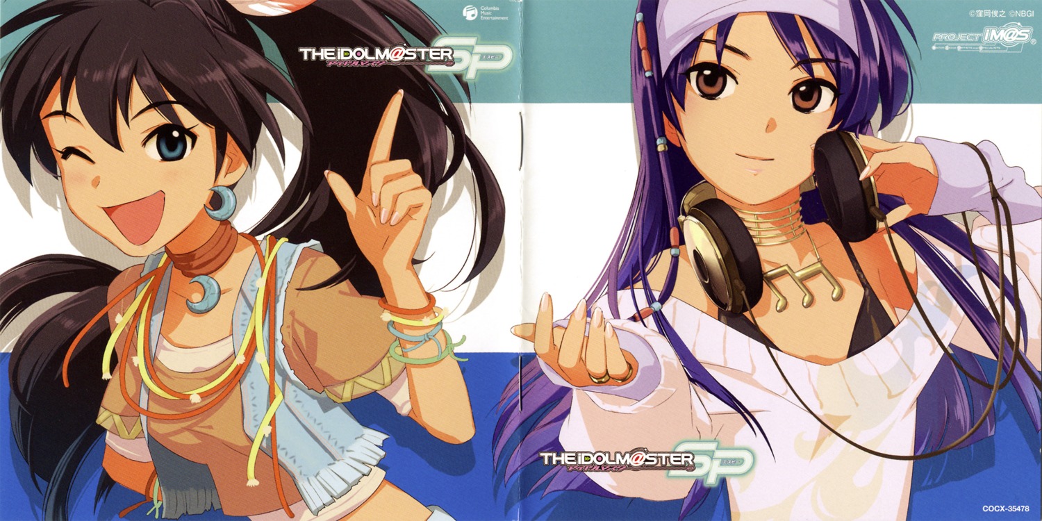 annin_douhu crease disc_cover ganaha_hibiki kisaragi_chihaya screening the_idolm@ster