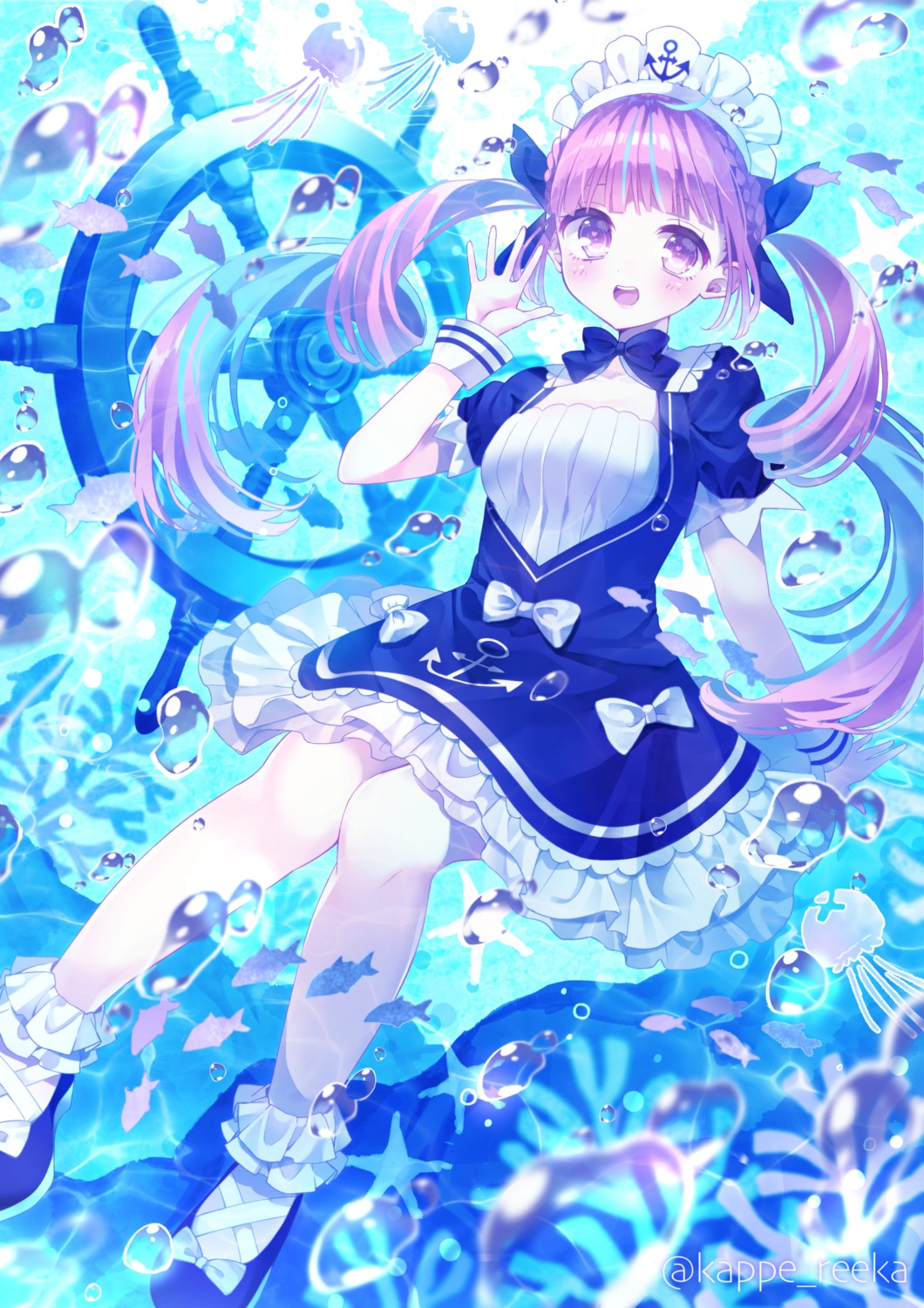 hololive maid minato_aqua reekaruru