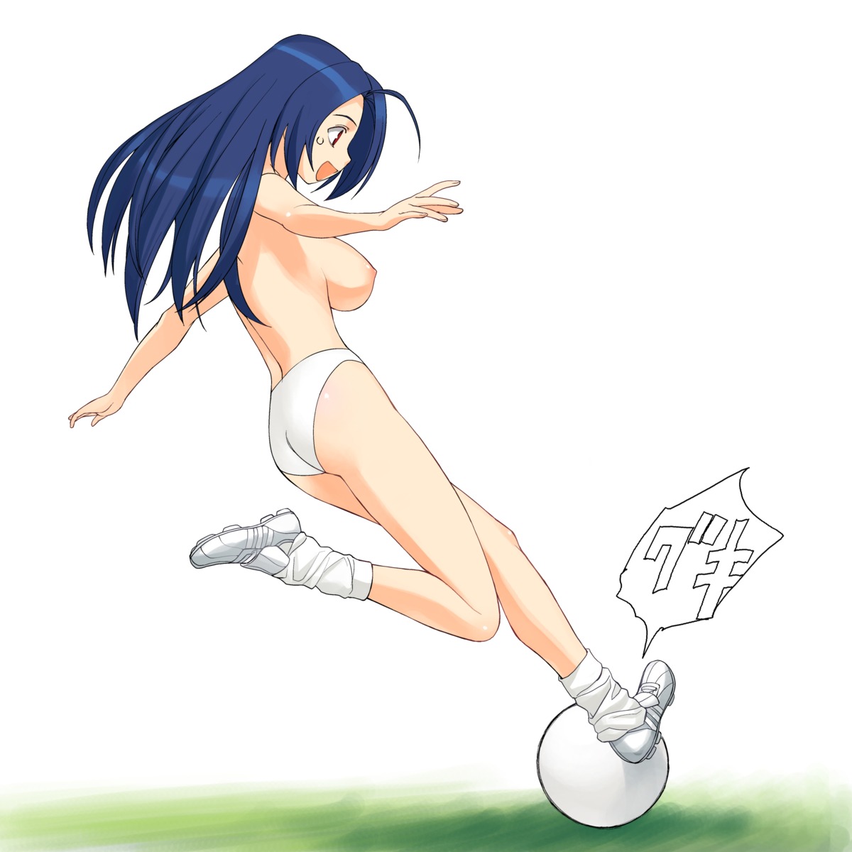 a1 initial-g miura_azusa nipples pantsu soccer the_idolm@ster topless