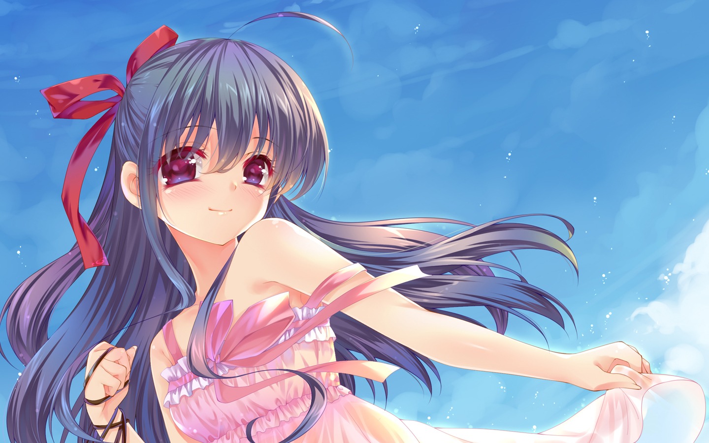 dress grandia_bing summer_dress wallpaper