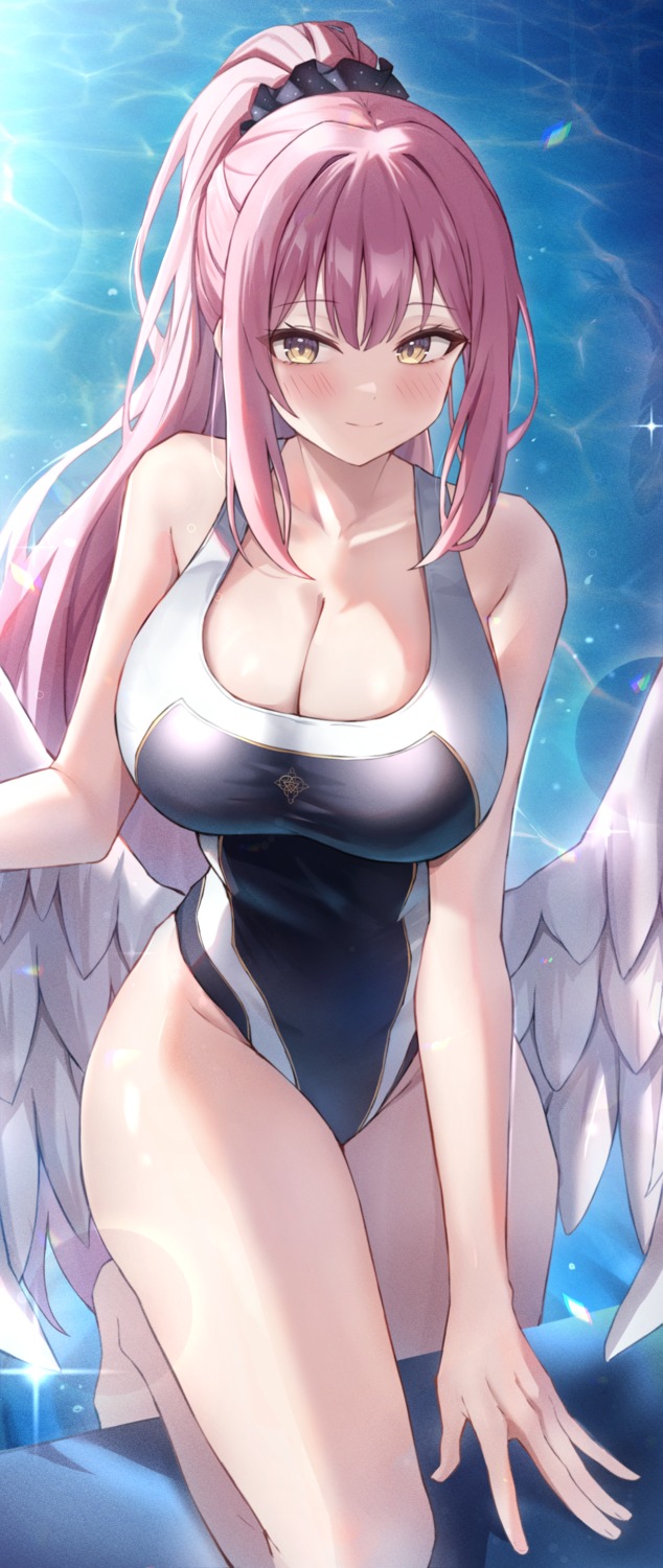 blue_archive misono_mika reneua swimsuits wings