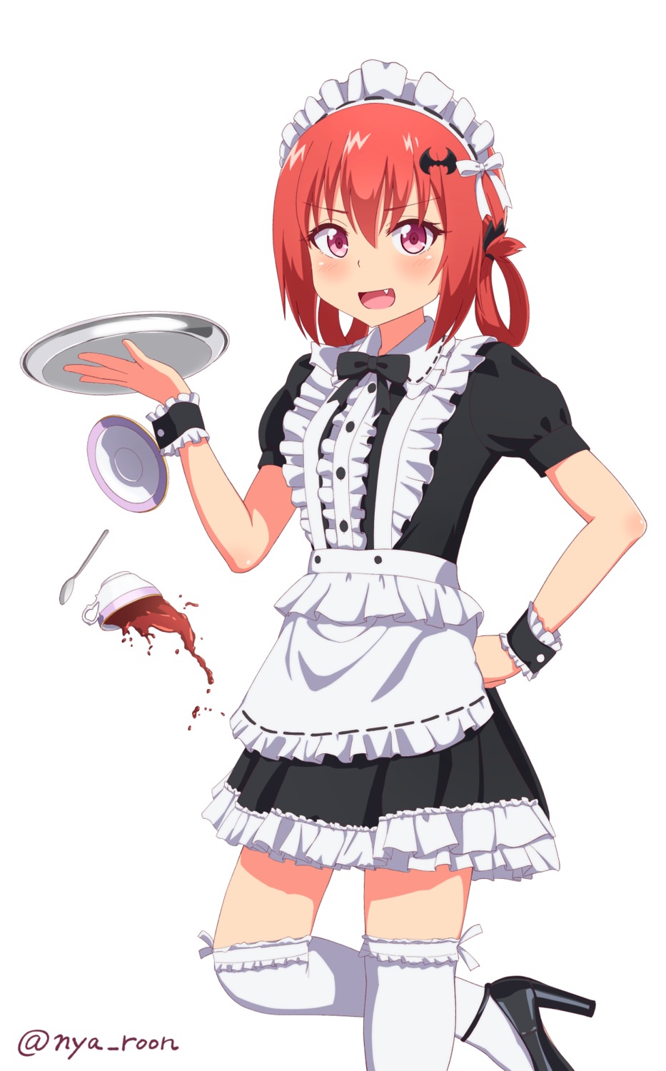 gabriel_dropout heels kurumizawa_satanichia_mcdowell maid tagme thighhighs