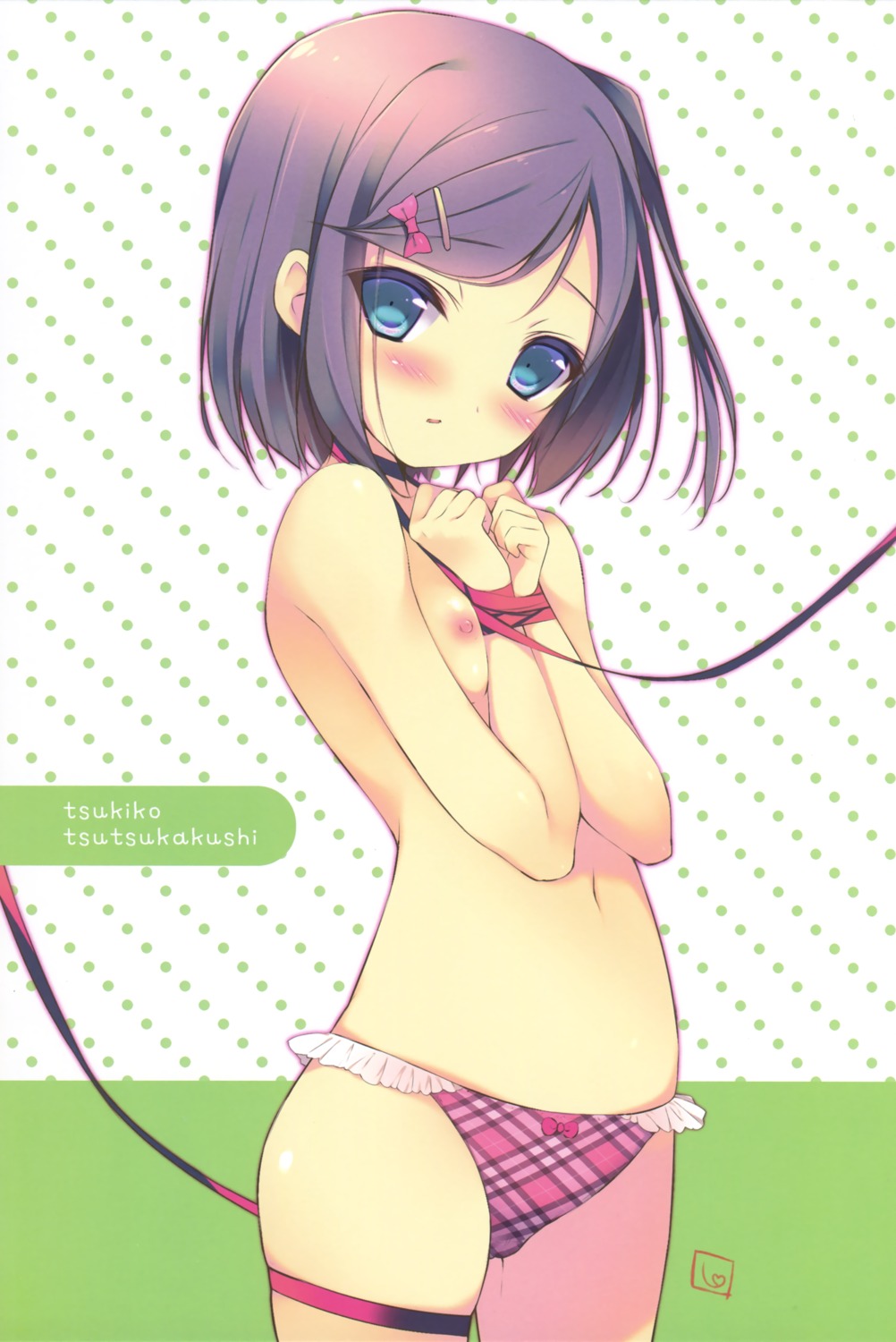 bondage hentai_ouji_to_warawanai_neko loli nipples pantsu shiratama shiratamaco topless tsutsukakushi_tsukiko