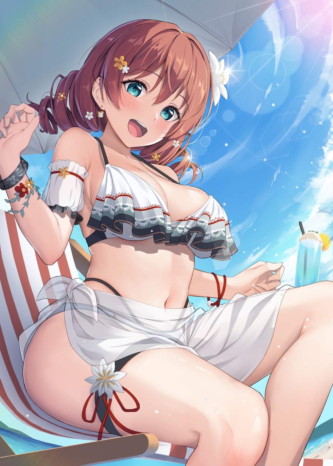 bikini emma_verde garter love_live!_nijigasaki_high_school_idol_club oku_1225 see_through swimsuits