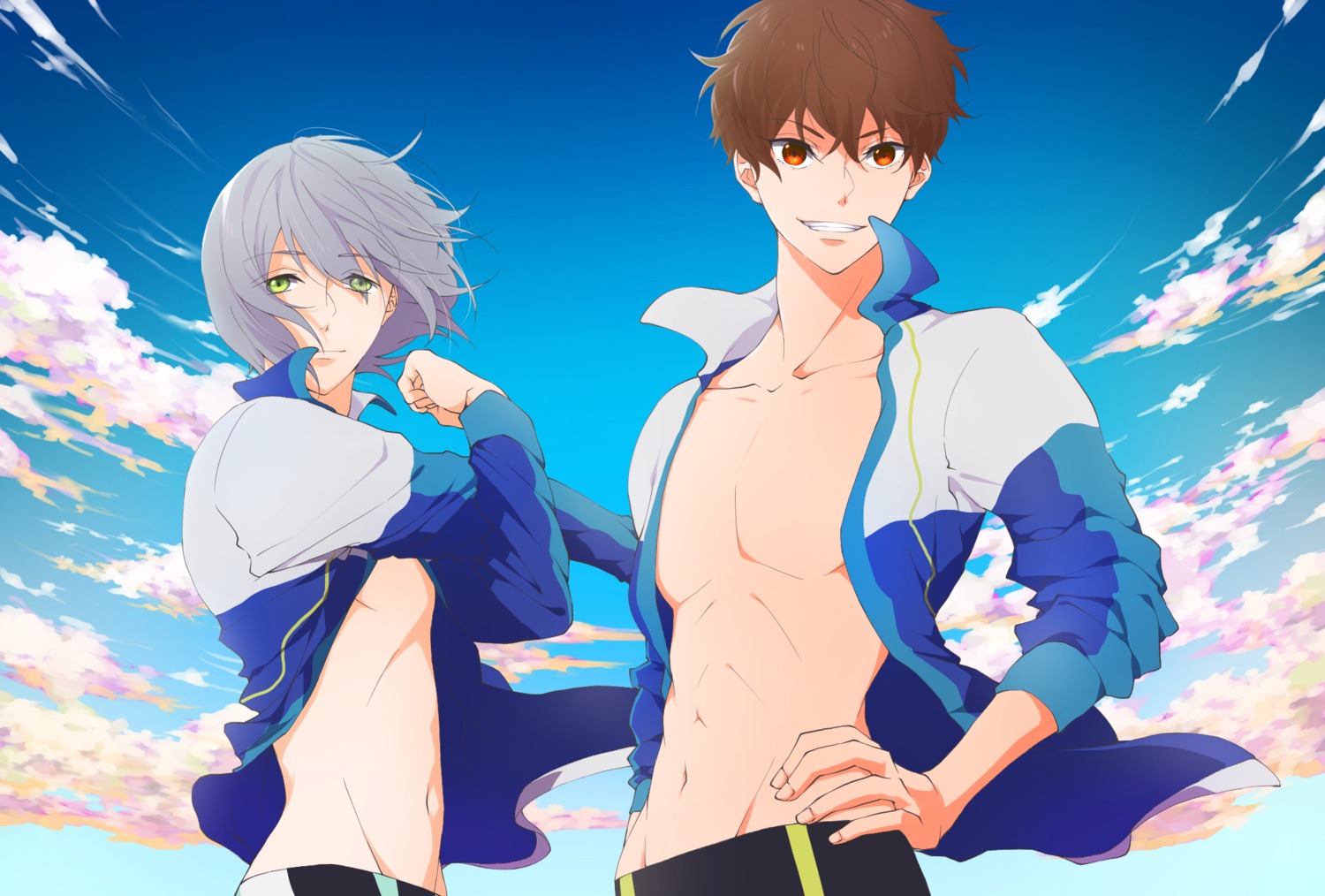 free! high_speed! kirishima_natsuya male runano serizawa_nao