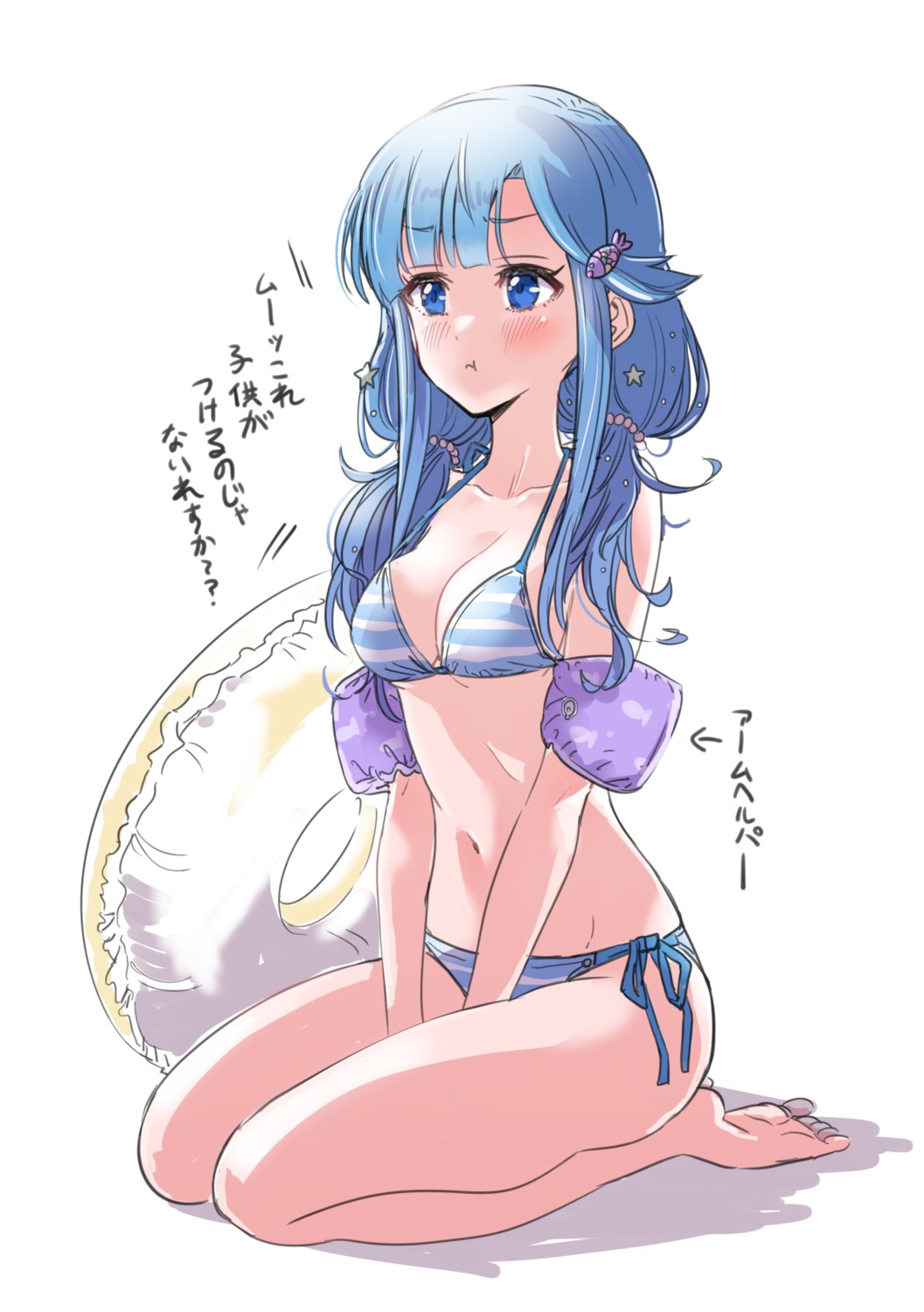 asari_nanami bikini pizzasi swimsuits the_idolm@ster the_idolm@ster_cinderella_girls