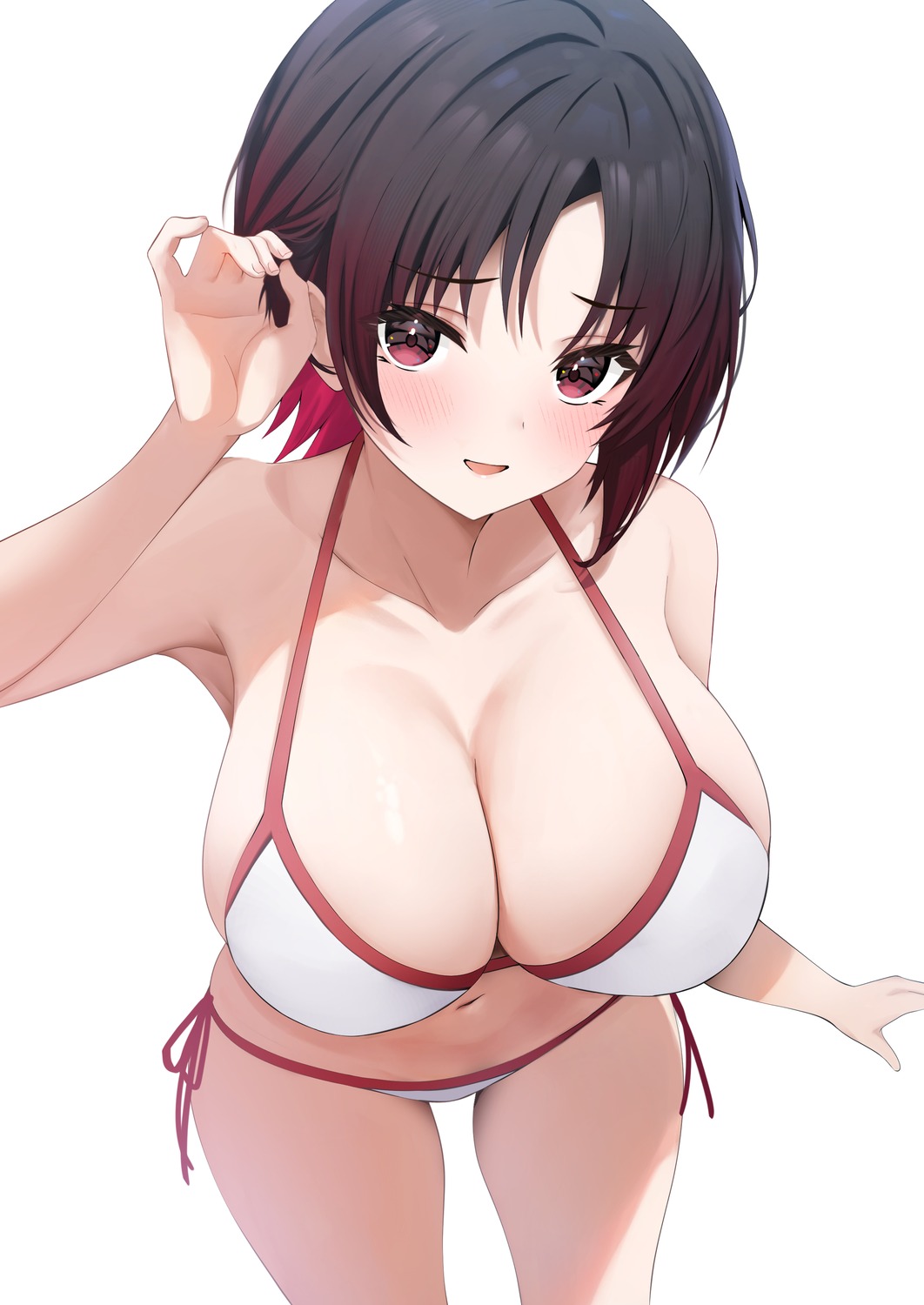 bikini iris_black_games kisaragi_ren rei_(ilust9999) swimsuits vspo!