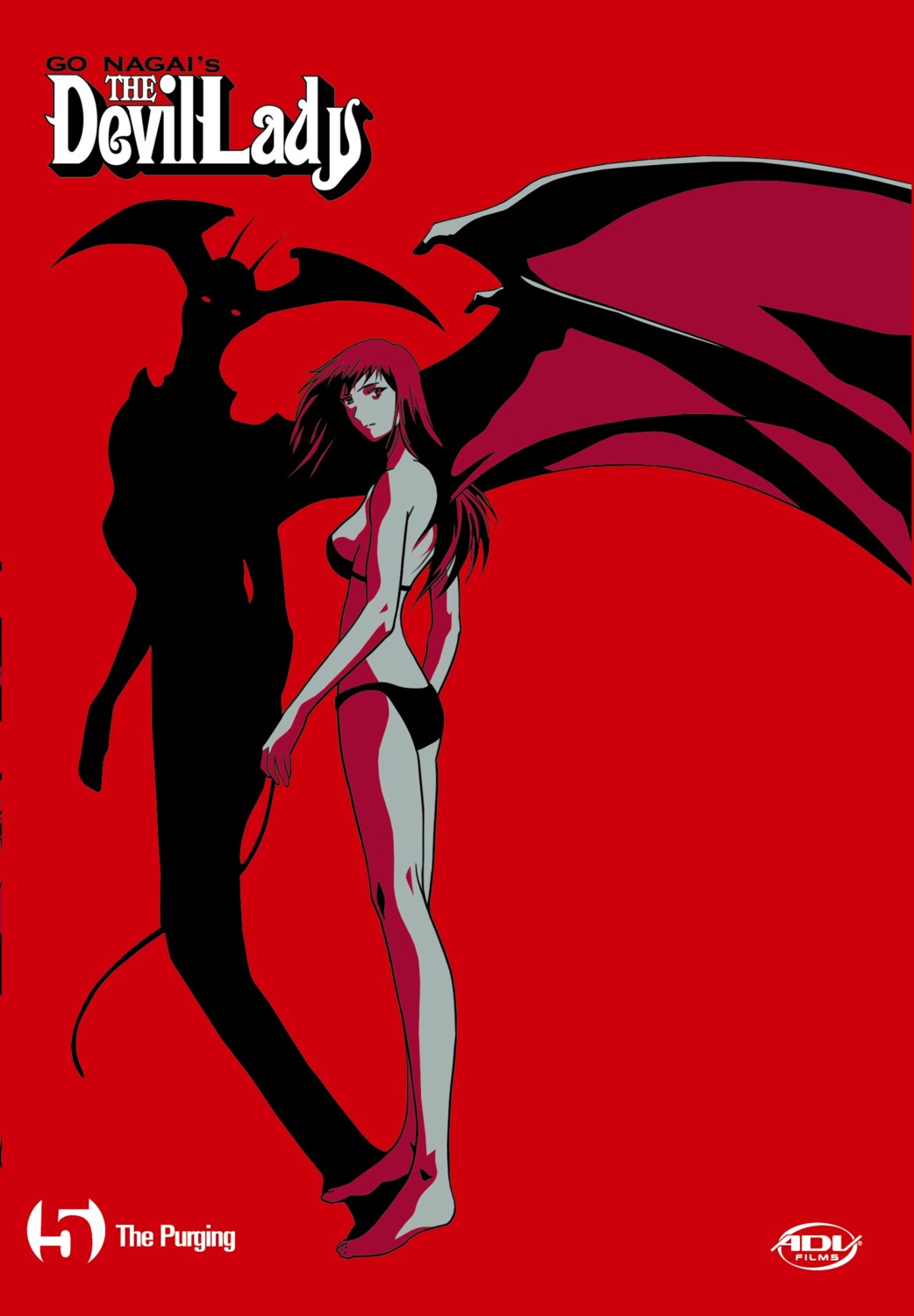 bra devilman devilman_lady devilman_lady_(character) disc_cover feet fudou_jun jpeg_artifacts pantsu wings